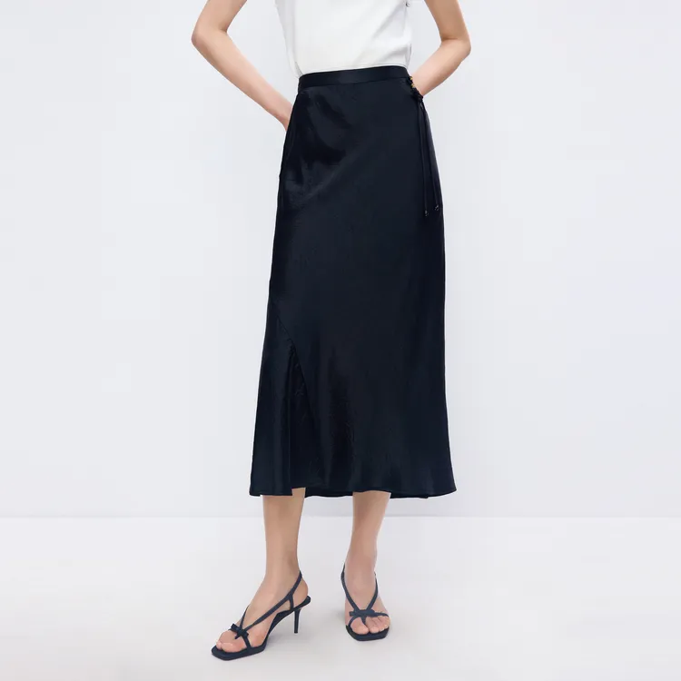 SHUIYUNJIAN Casual Long Skirt Women's-3
