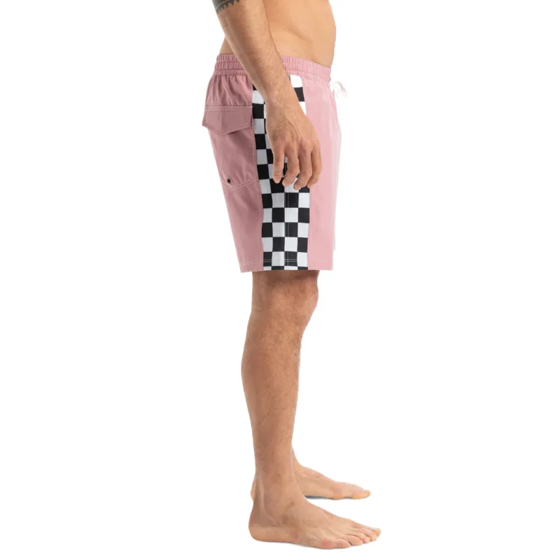 Quiksilver Original Arch Volley Beach Shorts Men's Pink-3