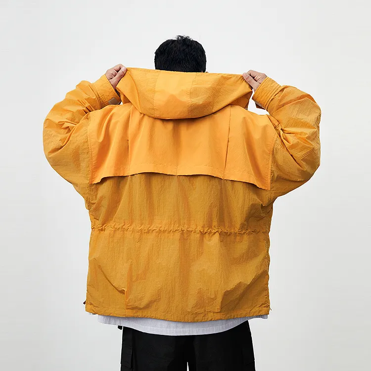 PEACEBIRD MEN Jackets Men Orange 1 Loose Fit-4