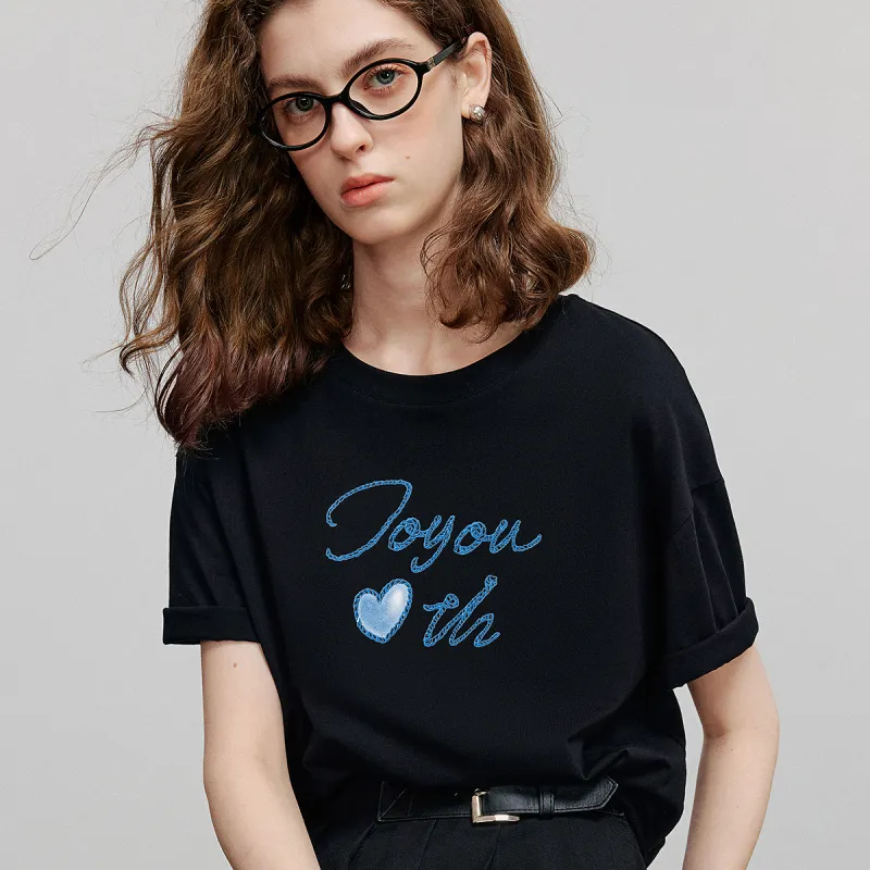 Initial Language T Shirt Women's-11