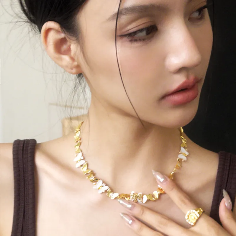 BOONEE ALUS Copper Is Karat Gold plated Necklaces Women's-2