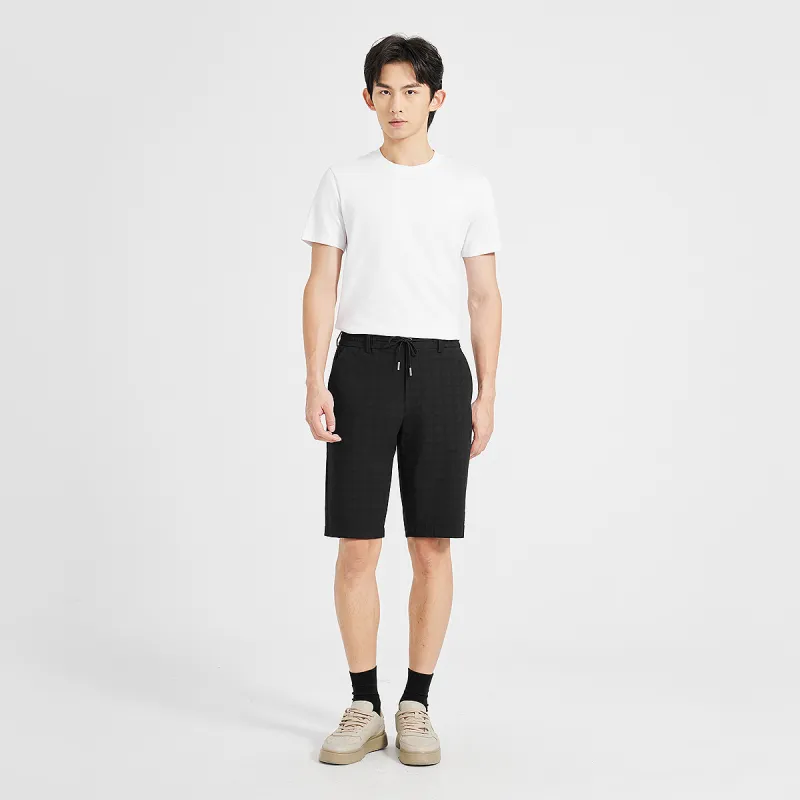 LESS IS MORE Casual Shorts Men's Black 24XST00201-6