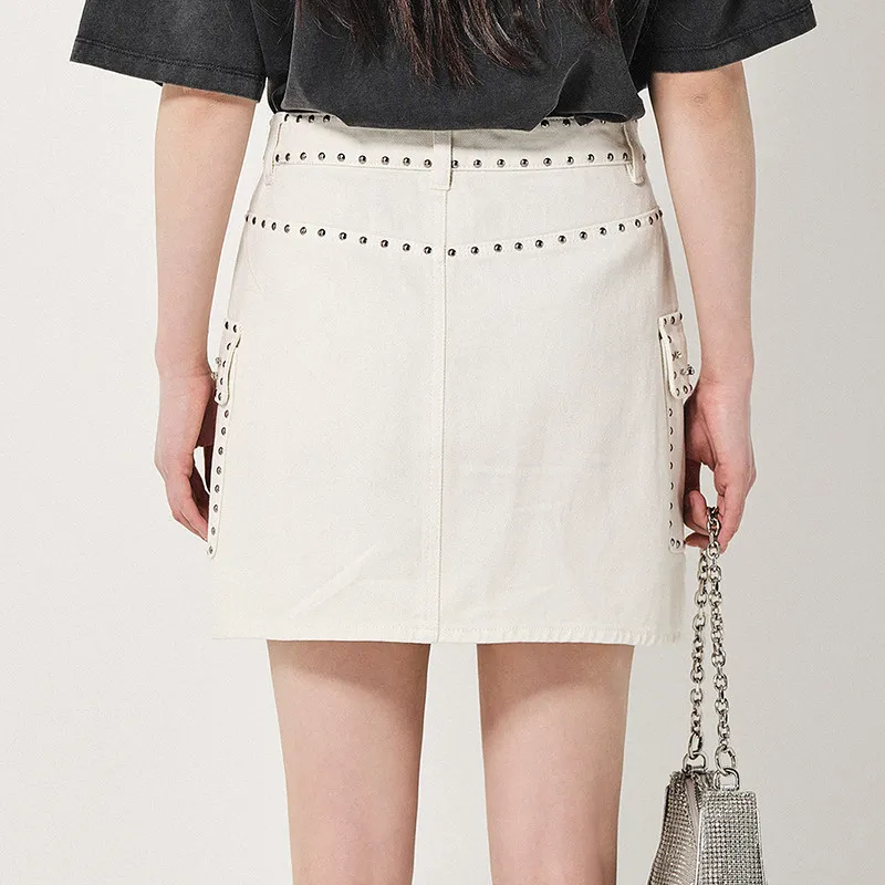D'zzit Casual Short Skirts Women's Light Yellow-3