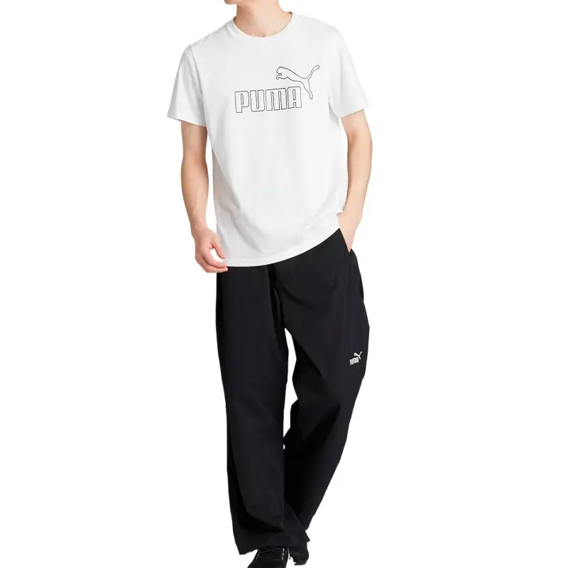 PUMA ESSBIG T Shirt Men's White-4