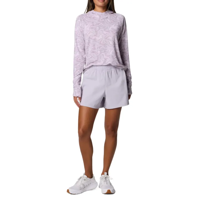 Columbia PFG Uncharted Casual Shorts Women's Light Purple-3