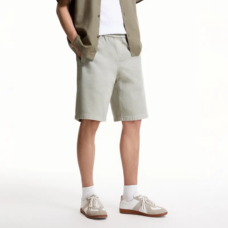 JACK&JONES Denim Shorts Men E13 Light Sand-5