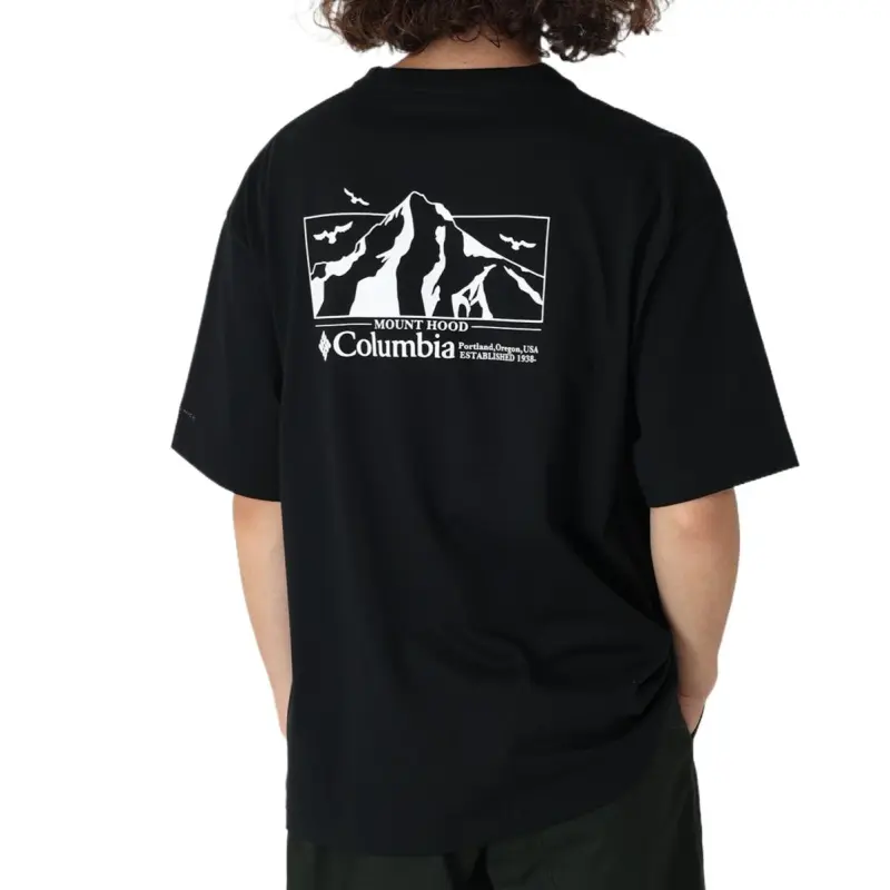 Columbia T Shirts Unisex Black-3