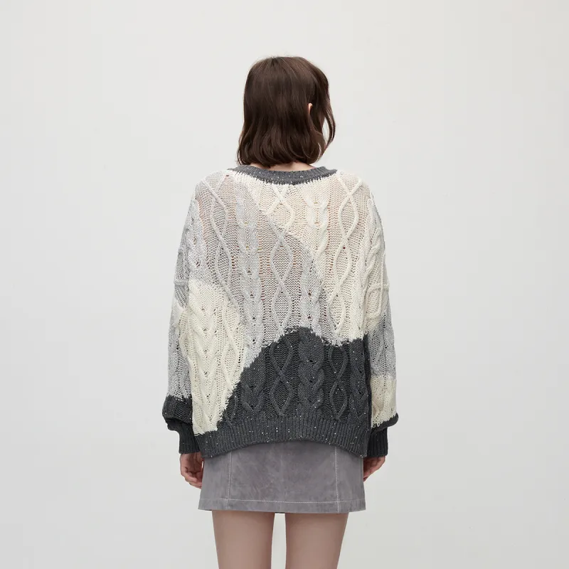 ONLY Knitwear Women's Plain Gray-2