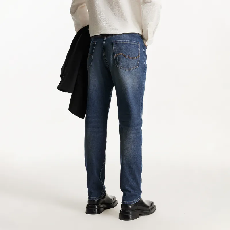 JACK JONES· Jeans Men's Dark Denim Blue-3