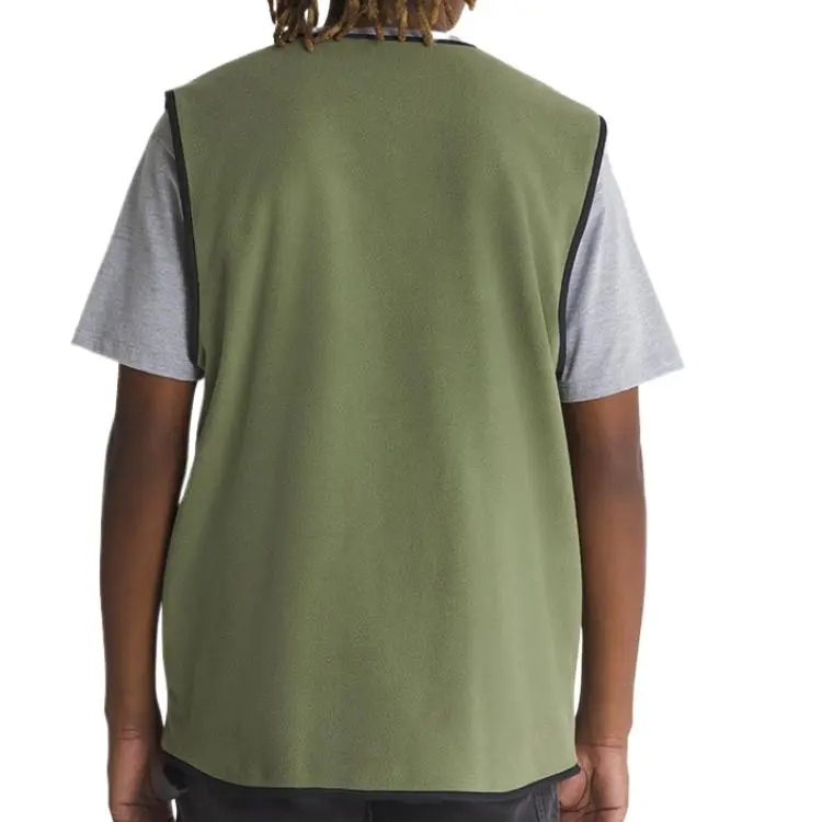 Vans Vests Men Olive Green-2