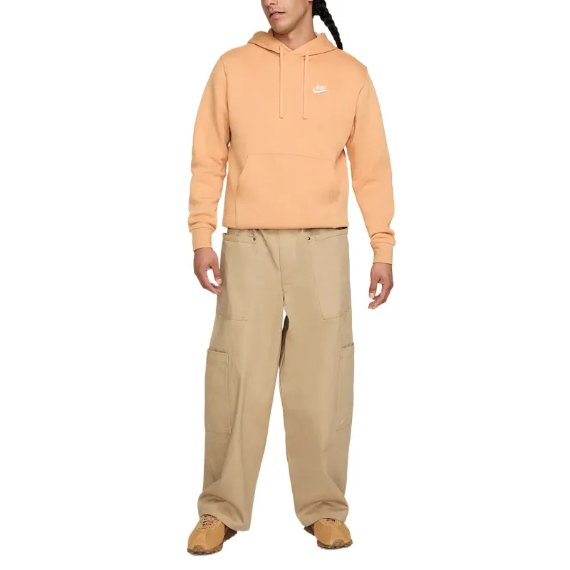 Nike Sportswear Club FW/AW24 Sweatshirt Men's Apricot Yellow White-2