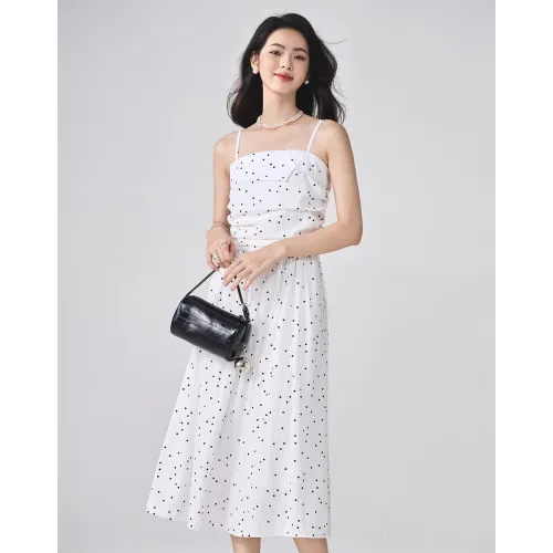 Love Elaine Slip Dress Cinched Waist Women's