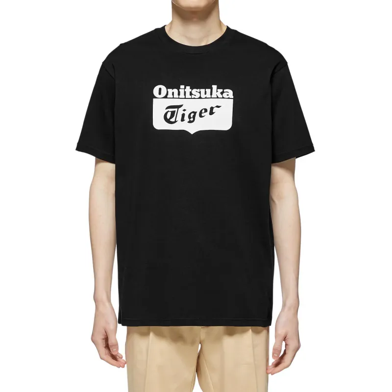 Onitsuka Tiger T Shirt Unisex Black-3
