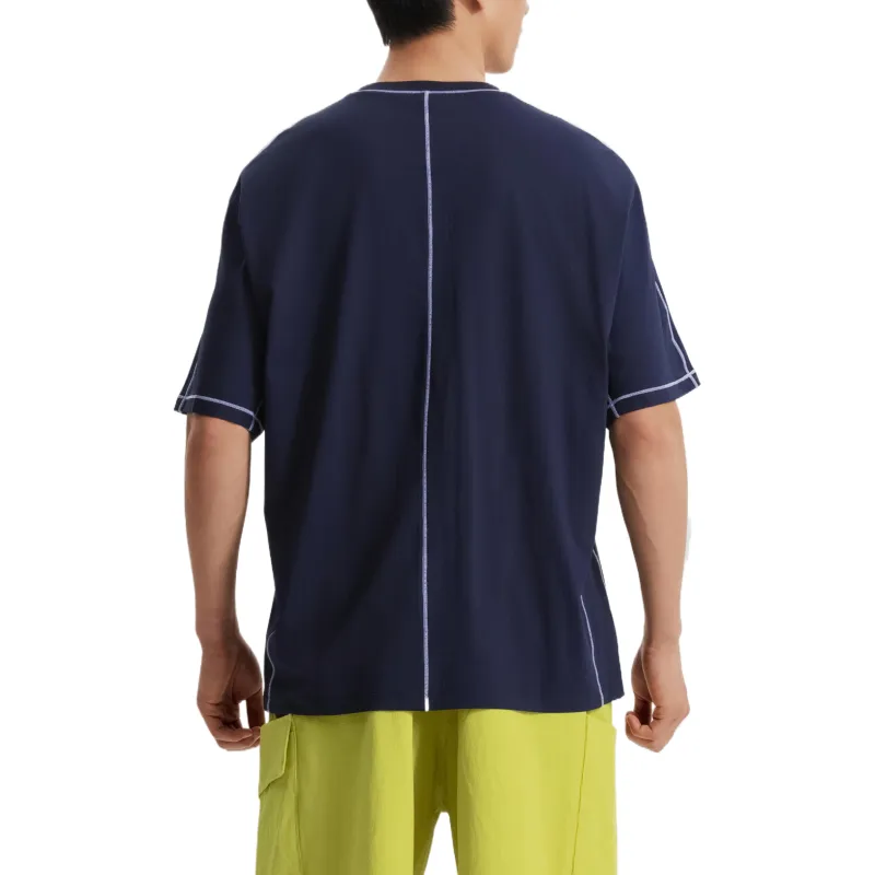 DECATHLON T Shirt Men's Blue Black-2