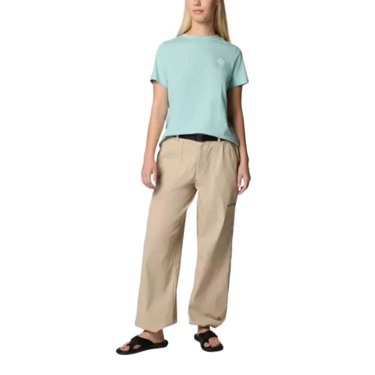 Columbia Brea Falls Casual Pants Women's Khaki-3