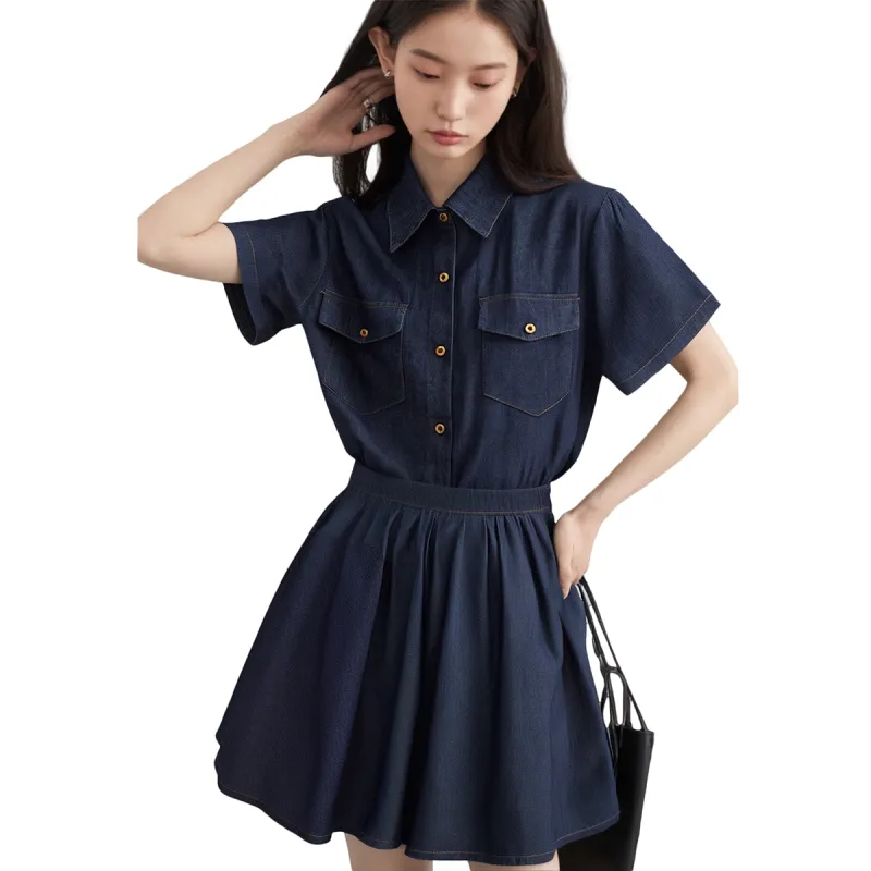 COMMA GIRL Casual Suit Women's Blue-3