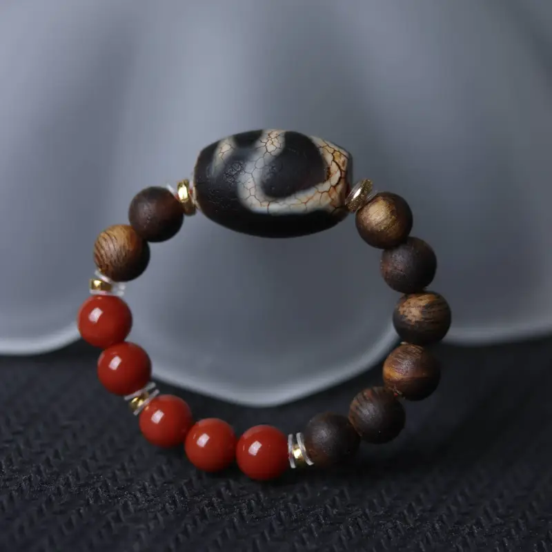 TIANTAISHAN Southern Red Agate Rings Unisex-4