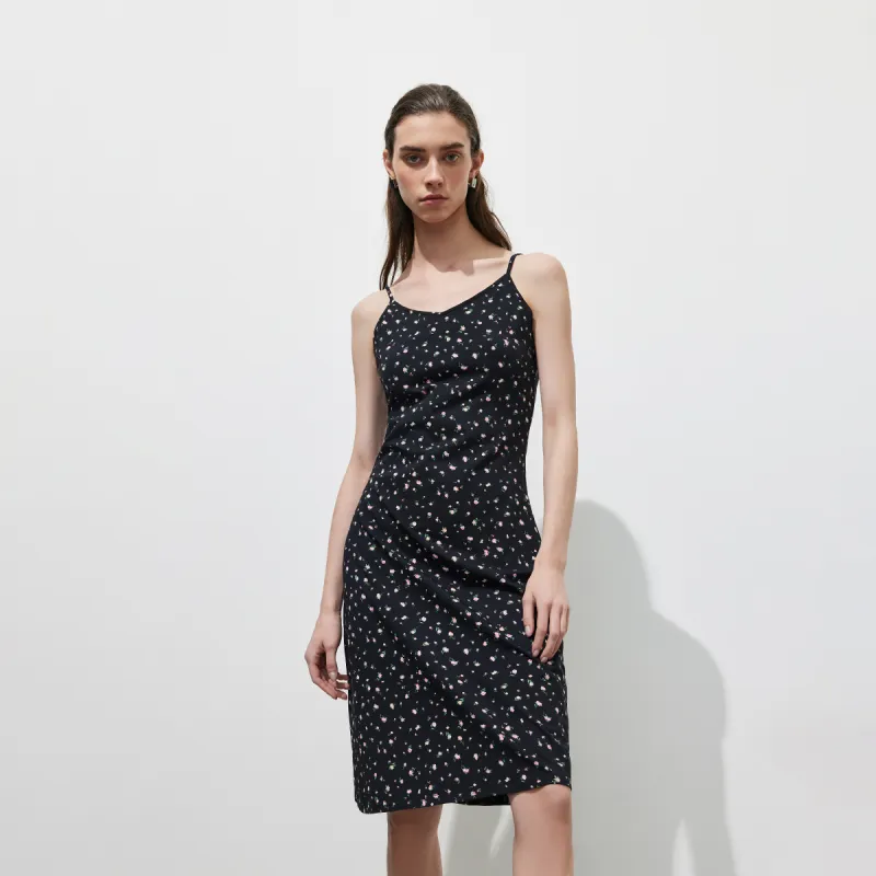 ONLY Slip Dresses Women's Black-5