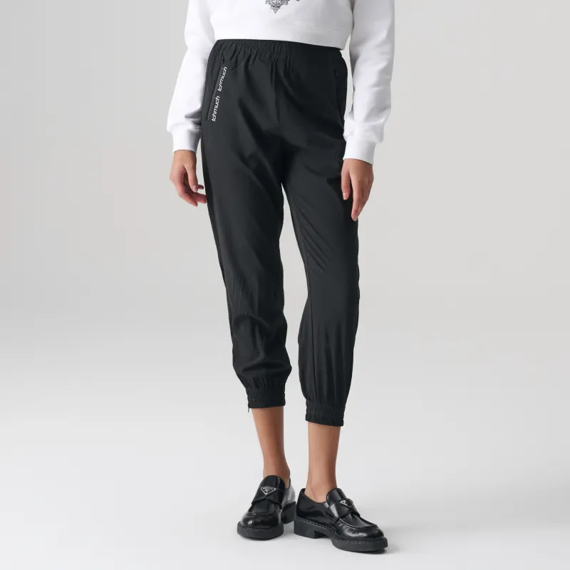 TCH Casual Pants Unisex Black With Black Logo-3