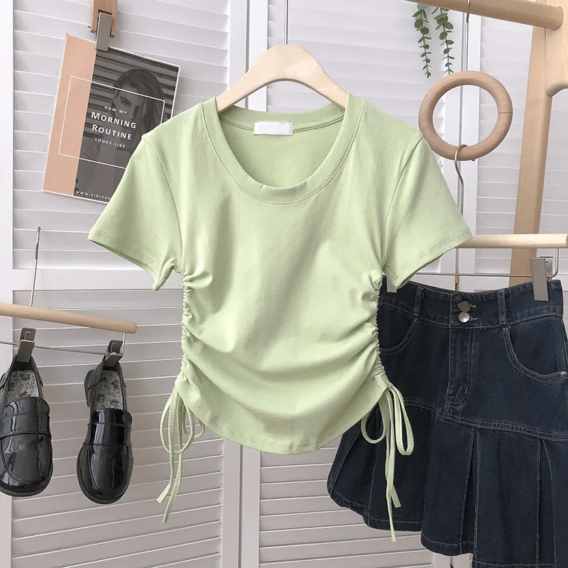XIANSINIAO Set in Sleeve T Shirt Women's-1