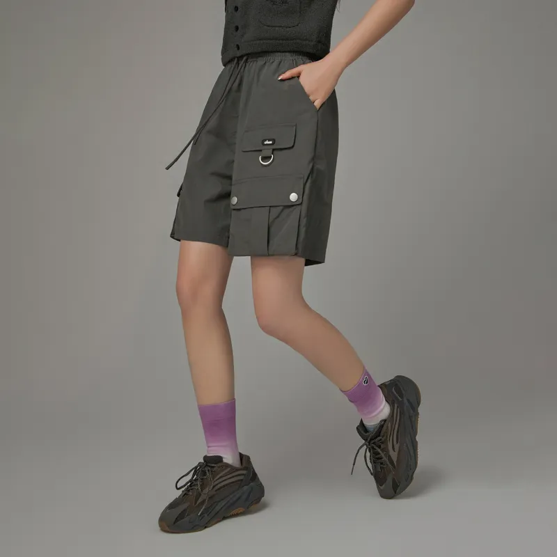 CHUU Casual Shorts Women's Black Gray-2