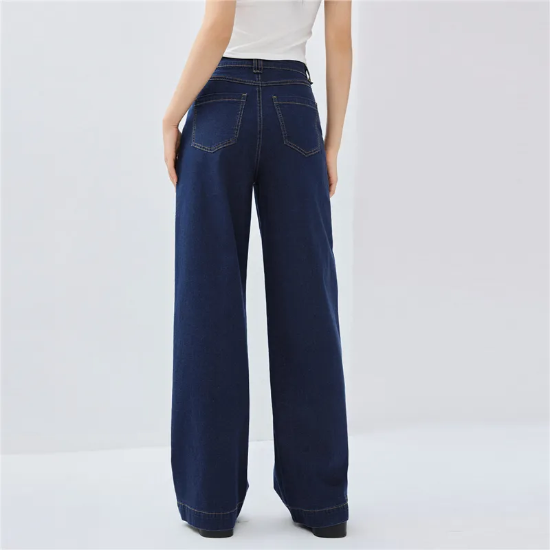 UNIQLO Jeans Women's 71 Dark Blue-5