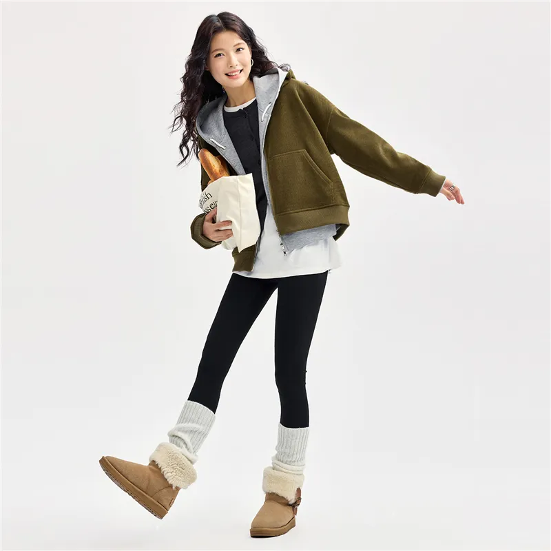 UNIQLO Jackets Coats Women's Olive Green-6