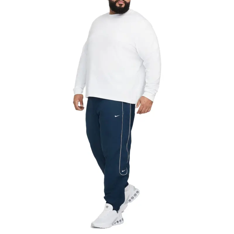 Nike Solo Swoosh Casual Pants Men's Arsenal Dark Sea Blue-3