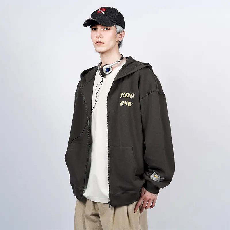 Edg X CANOTWAIT_ Sweatshirts Unisex Dark Gray-3