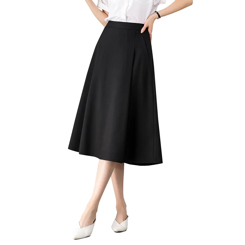 SENTUBILA Casual Long Skirt Women's-15