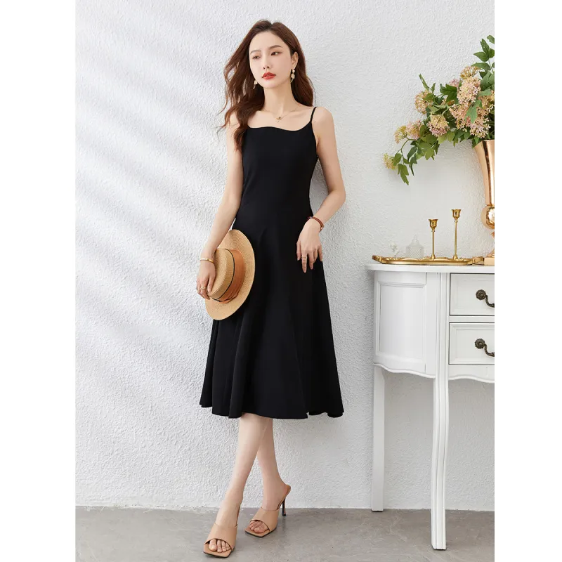 Love Elaine Slip Dress Women's Black-2