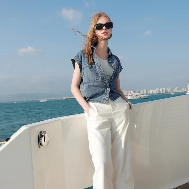 3COLOUR Shirt Women's Haze Blue-6