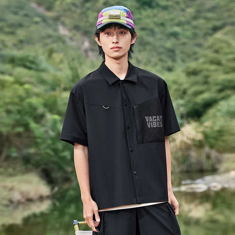 XTEP Polo Shirt Men's Jet Black-3