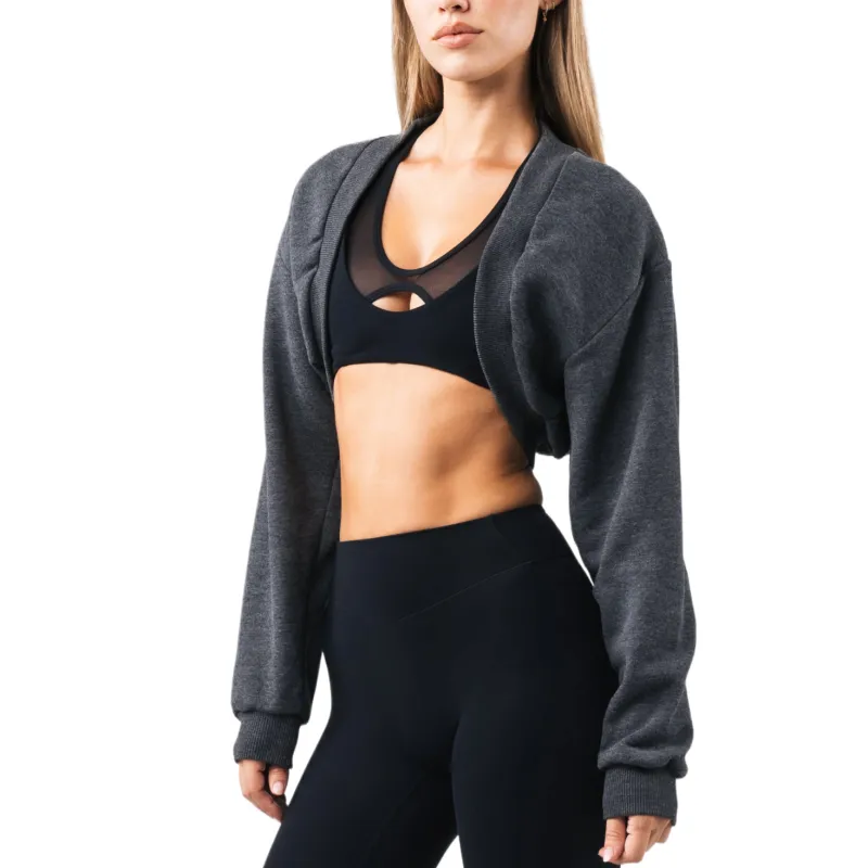 ALPHALETE Overlay Shrug Sweater Women's-8