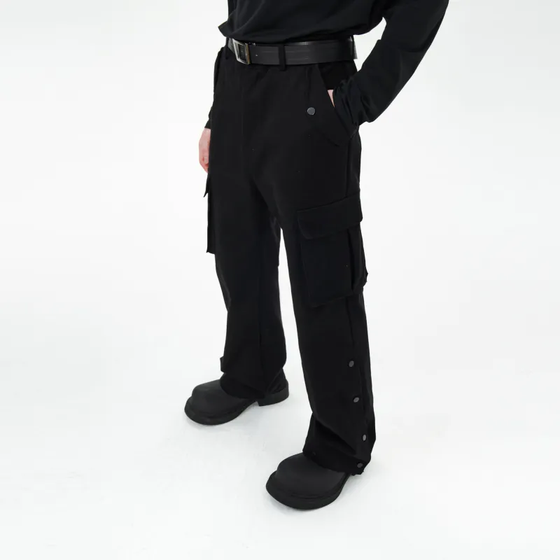 Undersober Casual Pants Unisex Black-5
