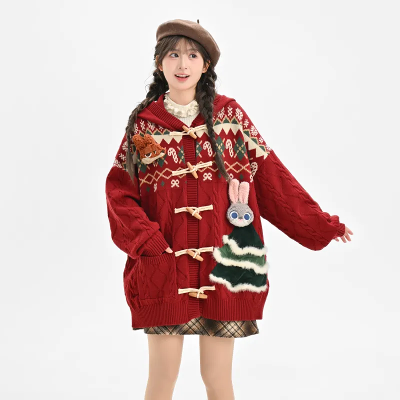 SNBL x Disney Sweater Women's Red-5