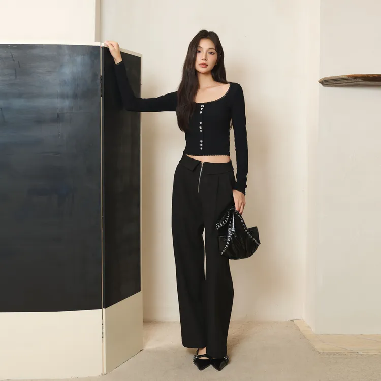 Three Quarters Casual Pants Women's-4