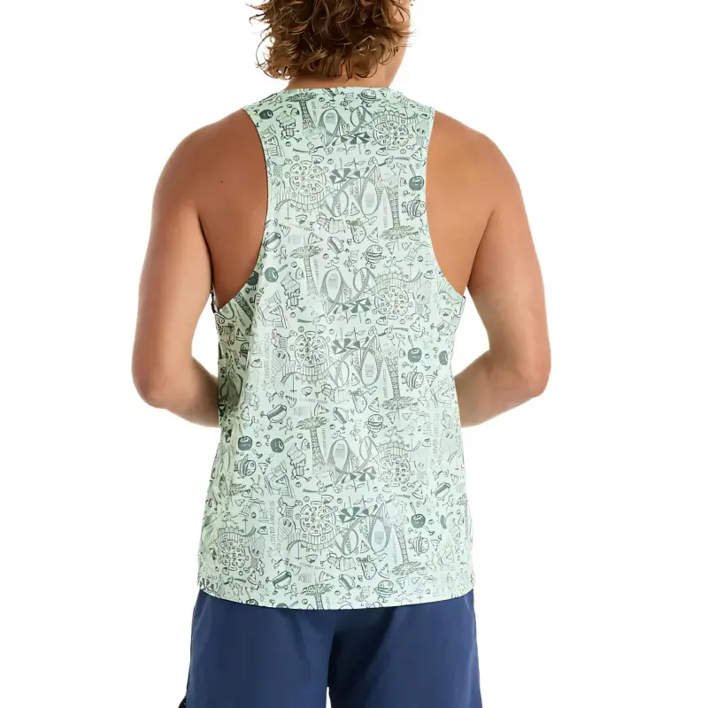 New Balance RBC Brooklyn Half Tank Top Men's Multicolor-1