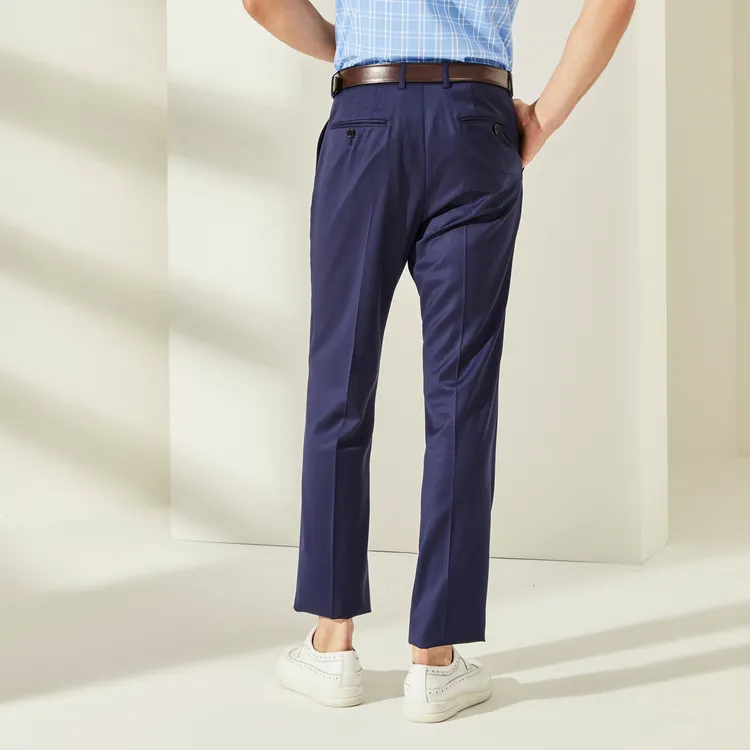 YOUNGOR Suit Trouser Men's Navy Blue-3