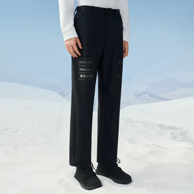 DESCENTE SKI STYLE Knitted Fabric Sports Pants Men's-2