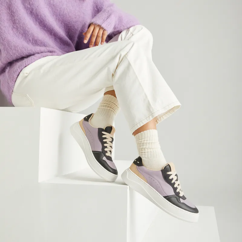 Clarks Lightweight Series Low-Top Skateboard Shoes Women's Purple Dark Blue-6