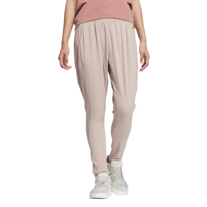 Adidas LUXFLOW Knitted Sweatpants Women's Pink-1