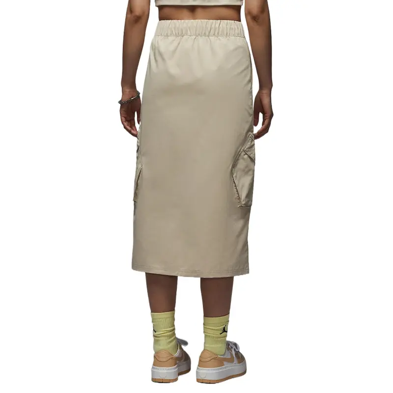 Jordan Chicago Casual Long Skirt Women's Rattan Yellow-1