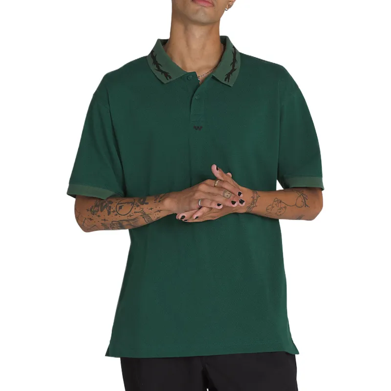 Vans Polo Shirts Men Green-1