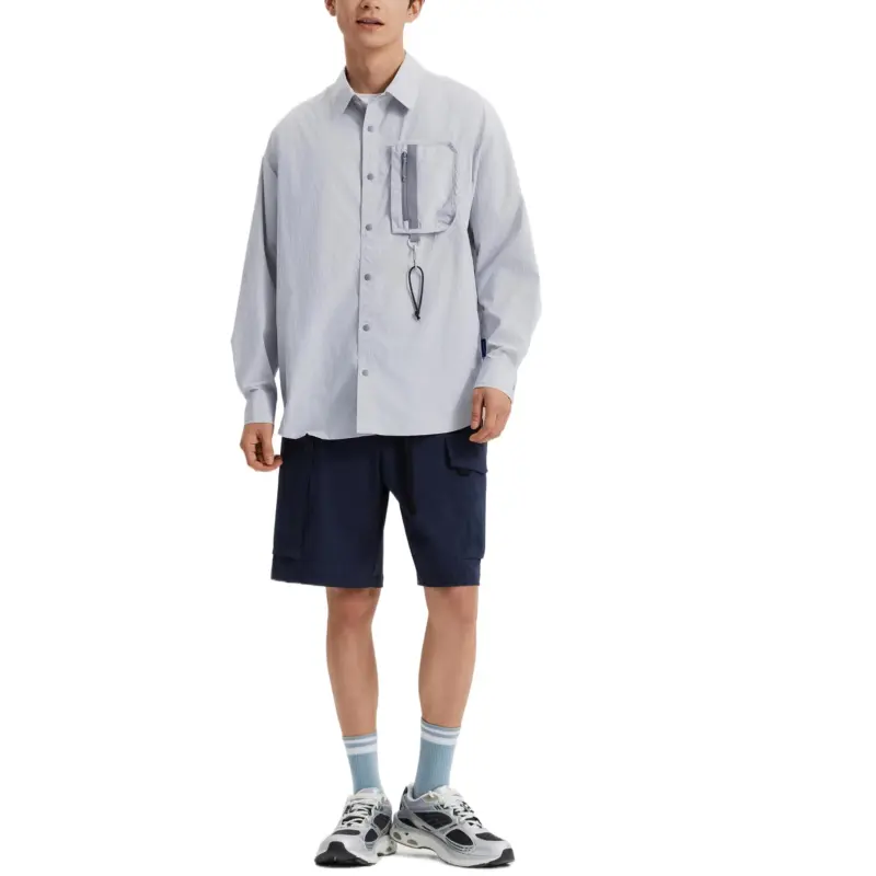 DECATHLON Shirt Men's Zinc Gray-3