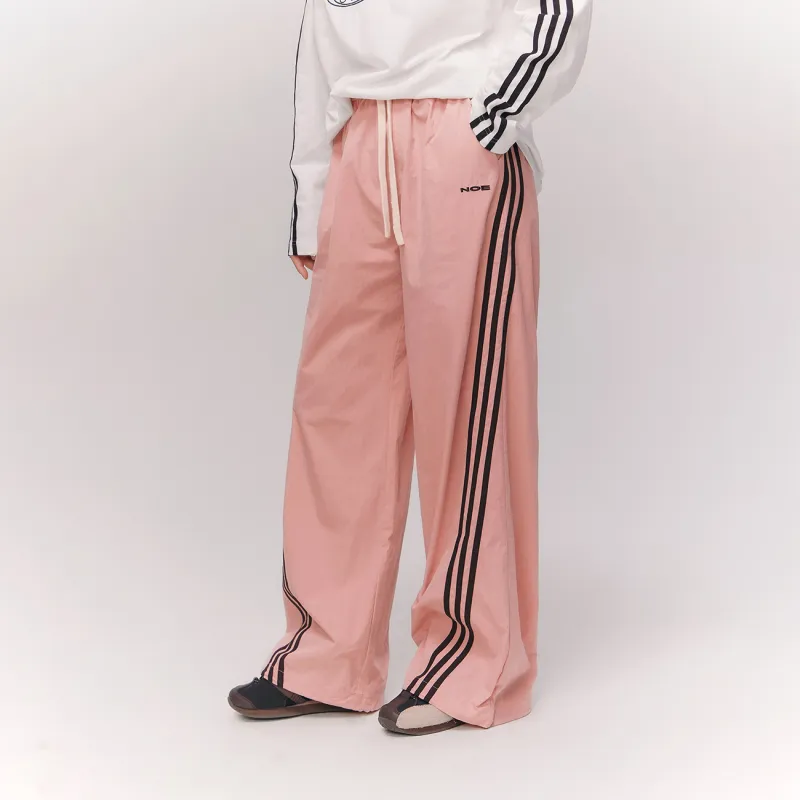NO ONE ELSE Casual Pants Unisex Gray Pink-2