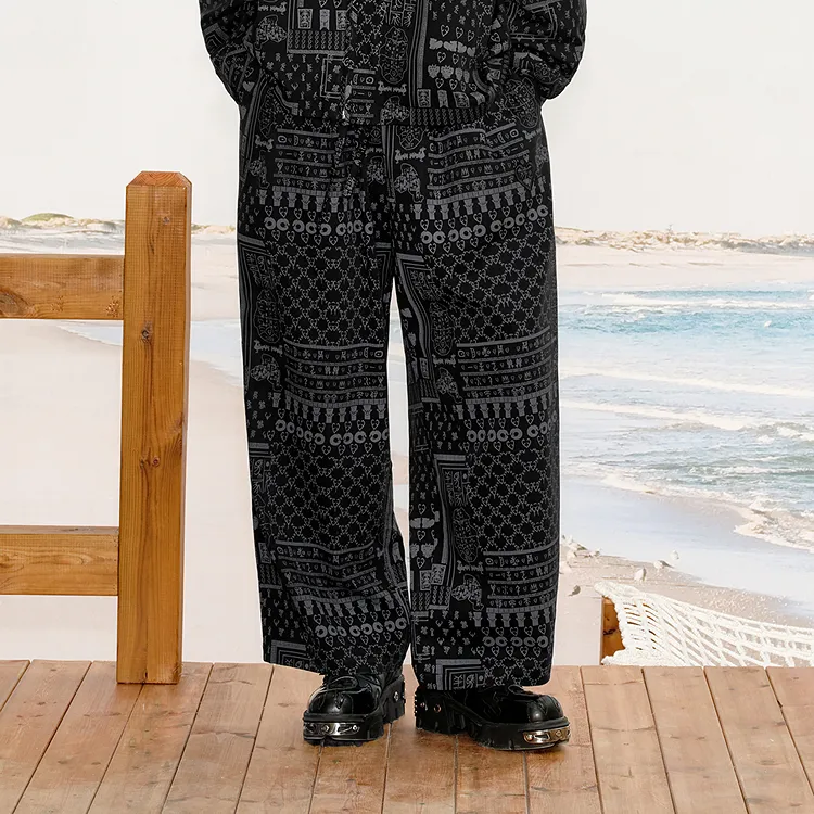 INXX Casual Pants Unisex Black-6