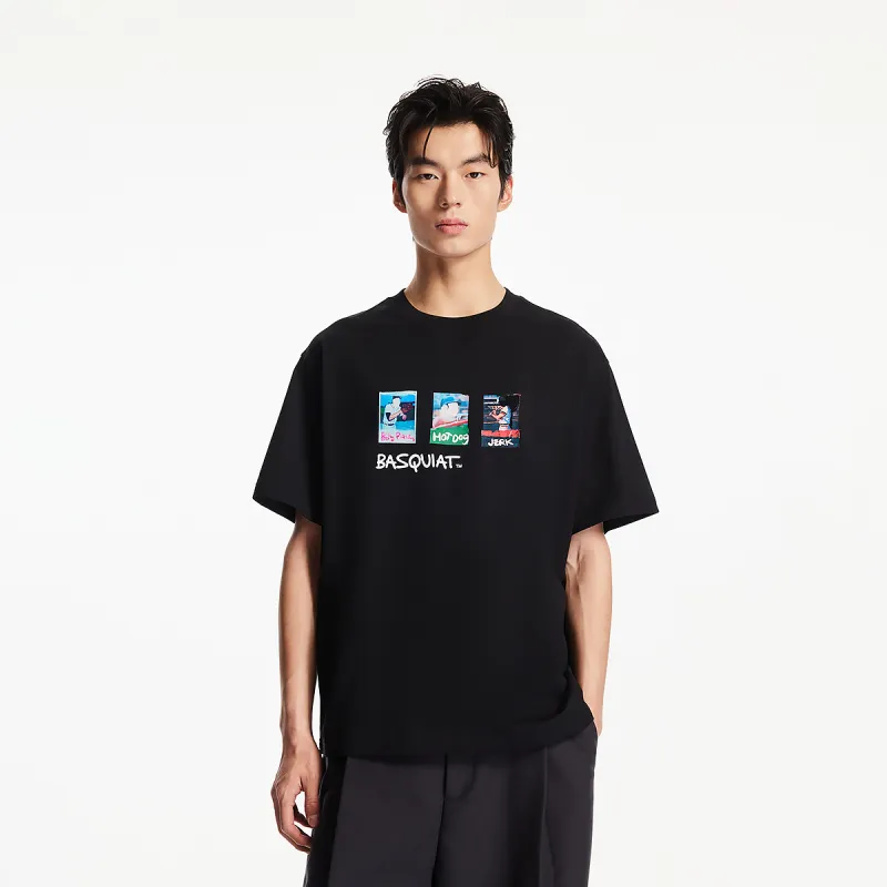JACK JONES· x Jean Michel Basquiat JACK JONES/Jack Jones X Basquiat Spring Summer T Shirt Men's-14