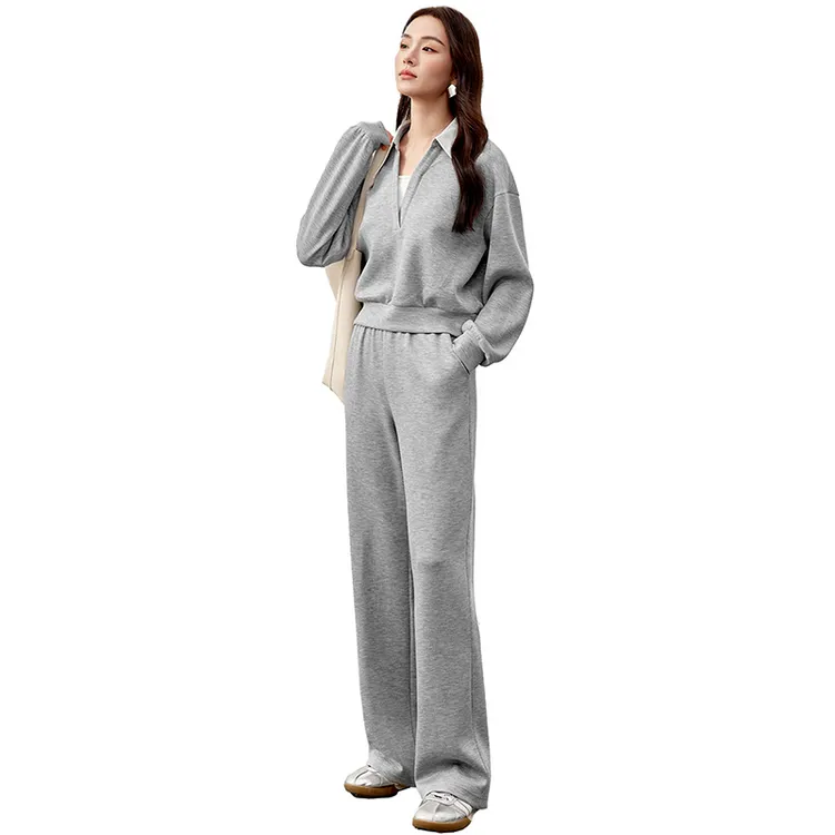 SENTUBILA Casual Suit Women's Gray-3
