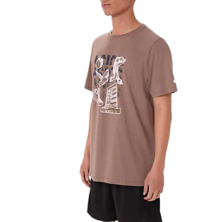 Asics TENNIS CITY T Shirt Men's Taupe-2